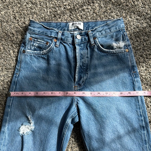 Agolde Jamie High Rise Straight in Arrival 24 - Picture 4 of 7